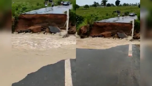 Imagem ilustrativa da notícia Estrada maranhense que liga o Estado ao Pará cede; veja!