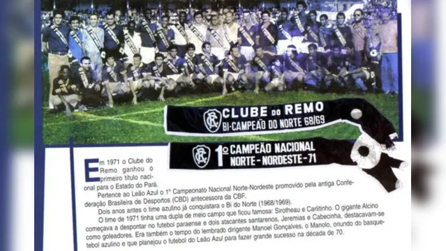 Imagem ilustrativa da notícia Norte-Nordeste: Clube do Remo comemora conquista de 50 anos