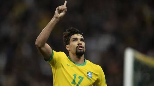Imagem ilustrativa da notícia Paquetá festeja gol que garantiu o Brasil na Copa do Qatar