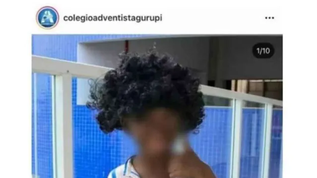 Imagem ilustrativa da notícia Escola posta foto de aluno branco pintado de "preto"