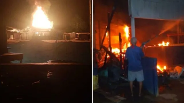 Imagem ilustrativa da notícia Vídeo: posto policial incendiado em região de garimpo no PA