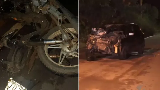 Imagem ilustrativa da notícia Irmão são arremessados de moto e morrem em acidente no Pará