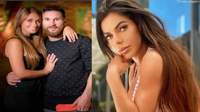 Imagem ilustrativa da notícia Miss Bumbum brasileira causa conflito em casamento de Messi