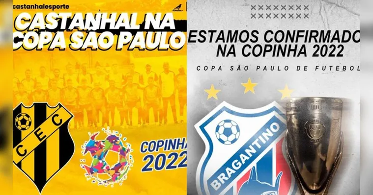 Imagem ilustrativa da notícia Castanhal e Bragantino representarão o Pará na Copinha 2022