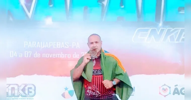 Imagem ilustrativa da notícia Evanildo Pereira conquista título internacional de Karatê