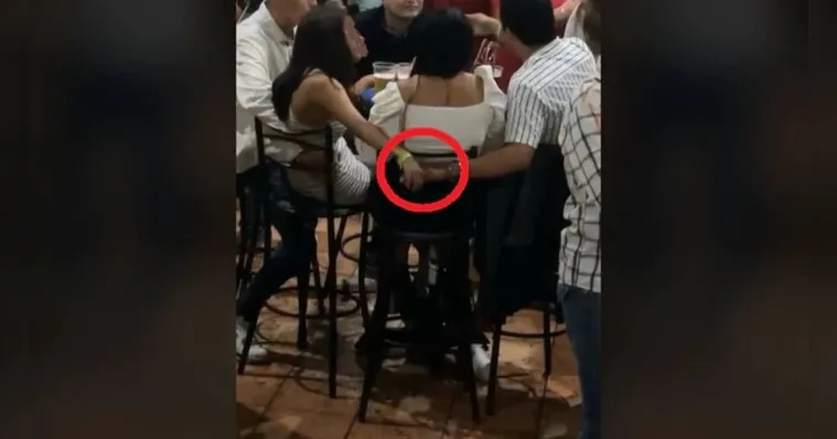 Imagem ilustrativa da notícia Vídeo: homem trai namorada descaradamente durante festa