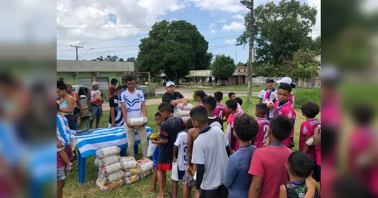 Imagem ilustrativa da notícia Paysandu realiza ação social com crianças de Mosqueiro
