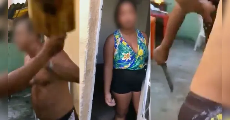 Imagem ilustrativa da notícia Vídeo: esposa bate em homem com amante em confraternização