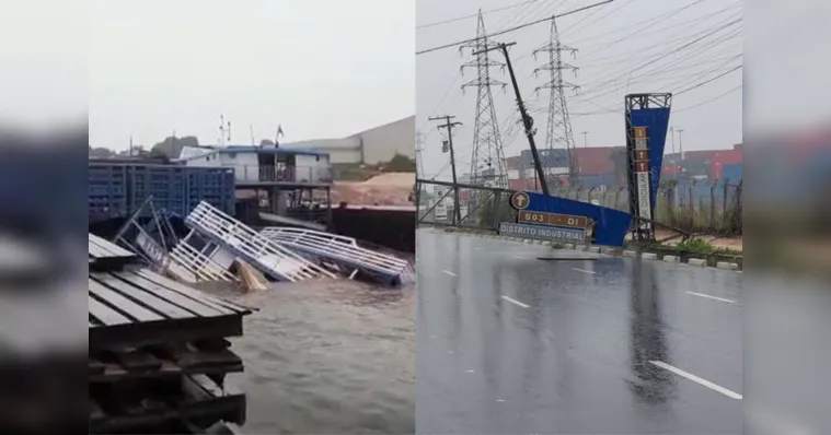 Imagem ilustrativa da notícia Tempestade causa destruição em Manaus; veja os vídeos!