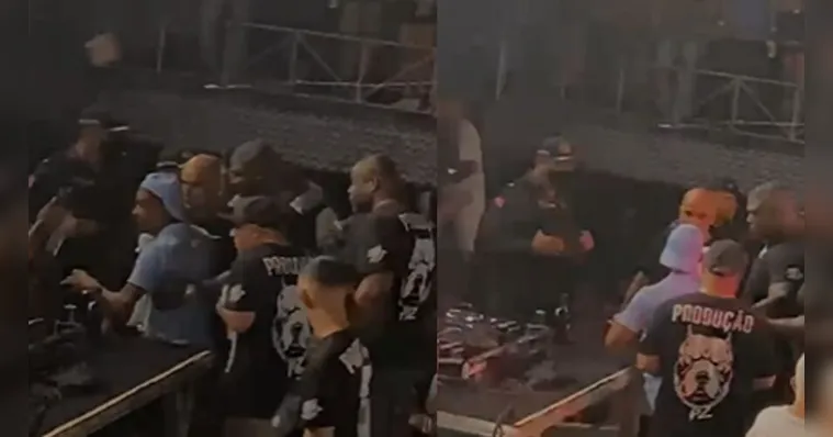Imagem ilustrativa da notícia Vídeo: PM usa balas de borracha em show de MC Poze em Belém