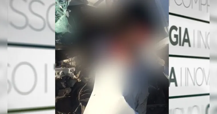 Imagem ilustrativa da notícia Vídeo: condutor morre após colisão com caminhão na BR-316