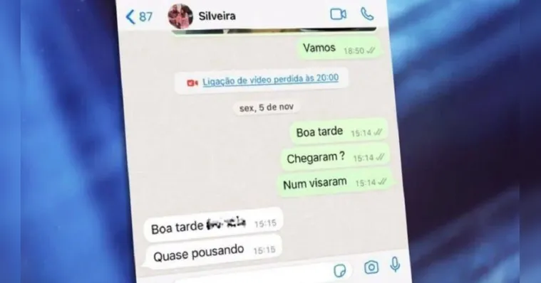 Imagem ilustrativa da notícia Tio de Marília mandou mensagem momentos antes de queda