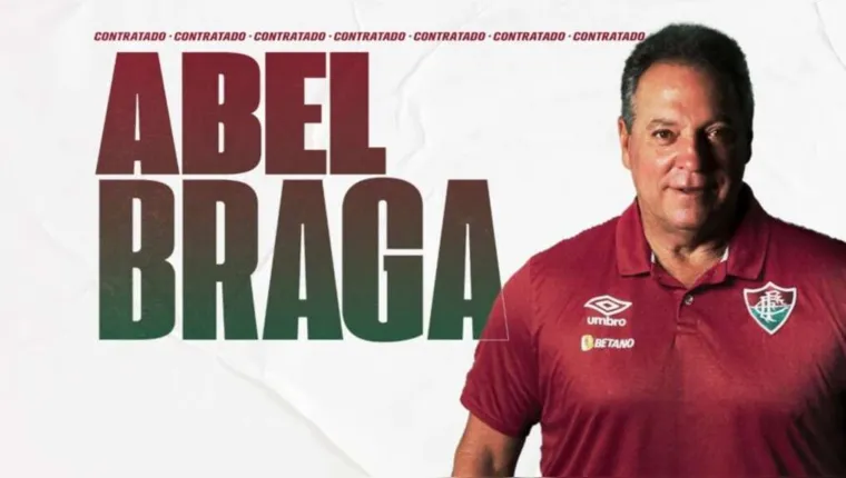 Imagem ilustrativa da notícia É oficial! Fluminense anuncia Abel Braga como treinador