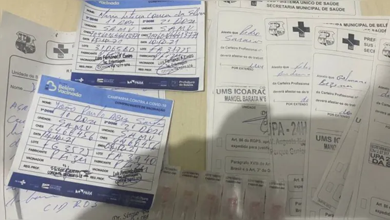 Imagem ilustrativa da notícia Preso homem suspeito de vender cartões de vacinação em Belém