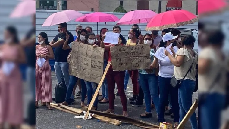 Imagem ilustrativa da notícia Funcionários do Metropolitano realizam protesto na BR-316 