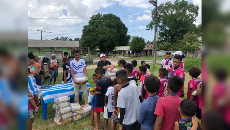 Imagem ilustrativa da notícia Paysandu realiza ação social com crianças de Mosqueiro