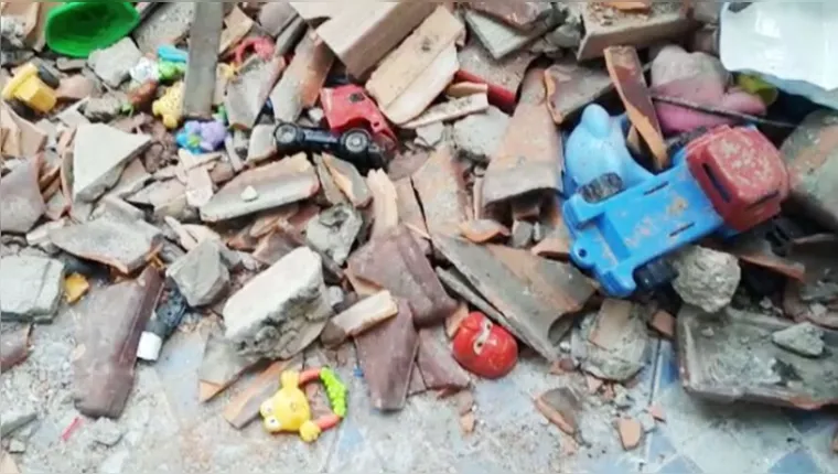 Imagem ilustrativa da notícia Prédio em construção desaba em Belém; veja o vídeo!