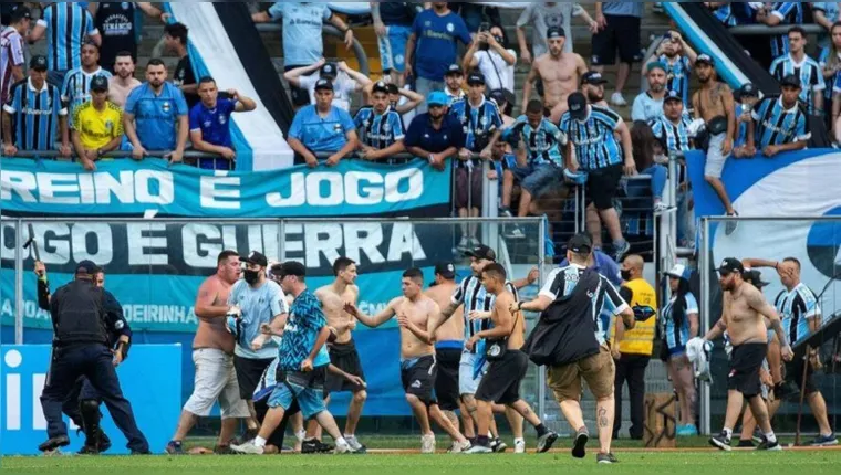 Imagem ilustrativa da notícia Gremistas combinavam violência em jogo contra o São Paulo