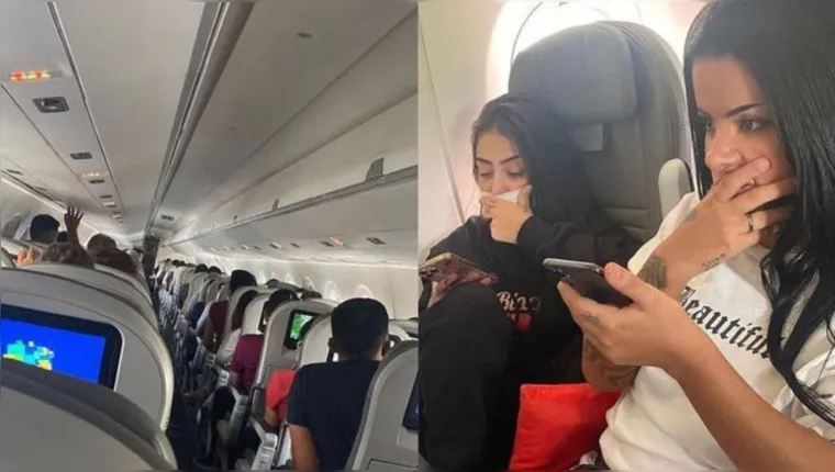Imagem ilustrativa da notícia Cantora Mirella passa perrengue durante voo após show