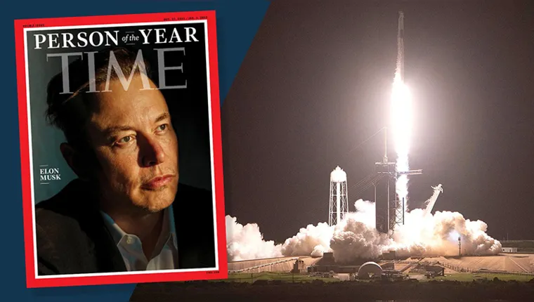 Imagem ilustrativa da notícia Não
deu, Bolsonaro! Elon Musk é a Pessoa do Ano pela Time