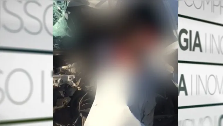 Imagem ilustrativa da notícia Vídeo: condutor morre após colisão com caminhão na BR-316