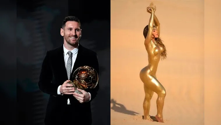 Imagem ilustrativa da notícia Modelo brasileira fã de Messi revela que ficará nua