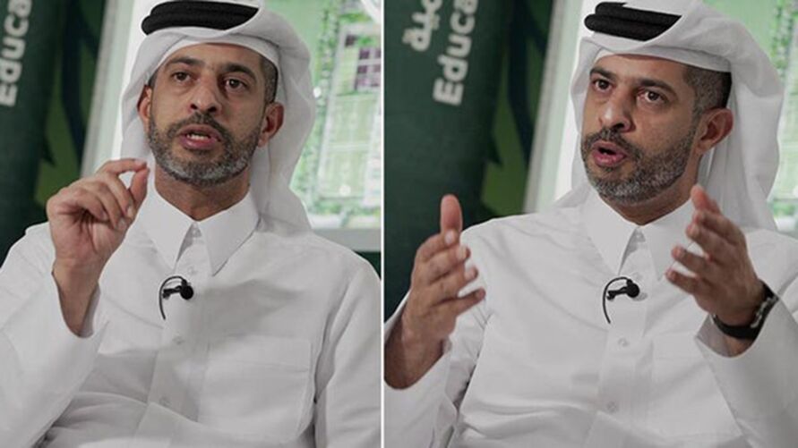 Nasser Al-Khater em entrevista à BBC
