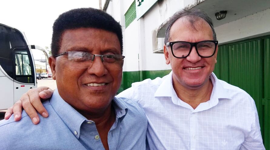 Samuel Cândido e Vandick Lima já estão em Marabá