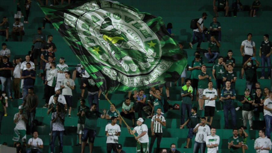 Torcida esmeraldina comemora o acesso