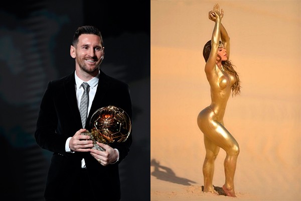 Imagem ilustrativa da notícia Modelo brasileira fã de Messi revela que ficará nua