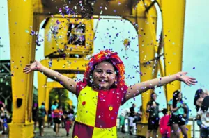 O Bailinho da Estação, na Terça-Feira Gorda de Carnaval, é voltada para as crianças e famílias.