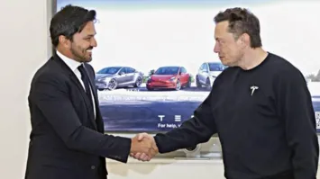 Ministro das Comunicações, Fábio Faria e o bilionário Elon Musk