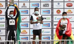 Brasil vai ao pódio com dois atletas no masculino e três no feminino
