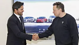 Ministro das Comunicações, Fábio Faria e o bilionário Elon Musk