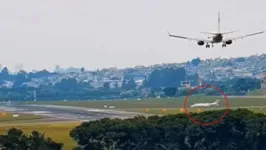 O Boeing 737 Max fazia o voo G3-1403, que partiu de Brasília, e estava pousando em São Paulo quando tudo aconteceu.