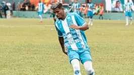 Dioguinho comemora o gol e chega a artilharia do Paysandu