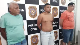 Os suspeitos foram identificados como: Renan Felipe Rodrigues parente, Mário Alan Gregório Cardoso e Benedito Mário Martins Cardoso. 