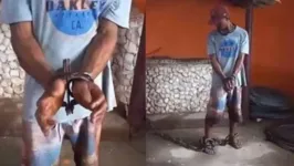 Imagem ilustrativa da notícia Vídeo: médico acorrenta homem negro: "vai ficar na senzala"