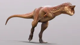 Representação do recém-descoberto dinossauro Guemesia ochoai