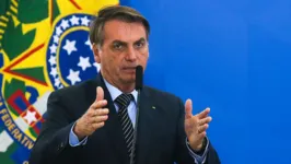 "A posição do Brasil em defesa da soberania", disse Bolsonaro