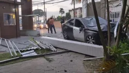 Apesar do susto, não houve vítima. Os danos foram materiais.