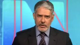 Willian Bonner, apresentador do Jornal Nacional, não quis comentar o caso