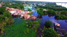 Na manhã desta segunda-feira (17) nível do Tocantins estava com 12,96 metros 