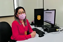 DDelegada,  Maria de Fátima Chaves dos Santos, titular da Divisão de Combate a Crimes Econômicos e Patrimoniais praticados por Meios Cibernéticos da Polícia Civil do Pará.