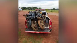 Três motocicletas que estavam no desmanche possuíam registro de roubo