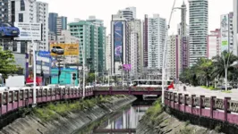 A avenida Visconde de Souza Franco atualmente 