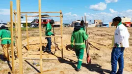 A Prefeitura de Marabá iniciou o serviço na área onde será construída a primeira escola pública do local que fica às margens da Rodovia Transamazônica