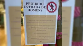 Andrea Costa decidiu proibir a entrada de homens com comportamentos desrespeitosos e machistas em sua loja de roupas.