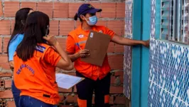 Agentes já estão em campo realizando as orientações para as comunidades da Matinha, bairro historicamente sempre mais atingido pela cheia do Rio Tocantins