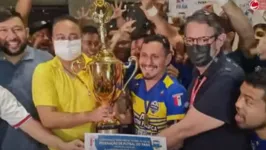 O Rocha levantou o troféu após bater o Bregafó por 3 a 2.